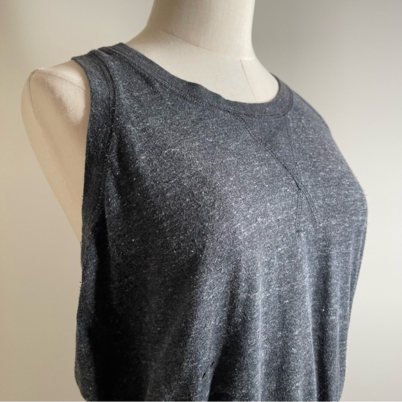 Nike Women’s Vintage Heather Grey Pocketed Racerback Romper - Size Medium - Picture 10 of 16